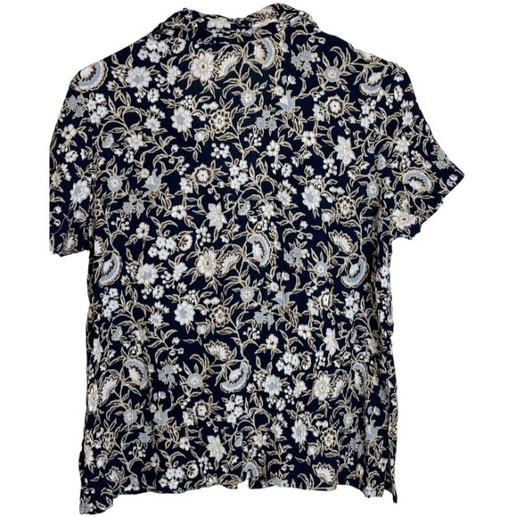 Jaclyn Smith Women's Blouse Color Floral  Size Large Sku 2449 - Picture 3 of 15